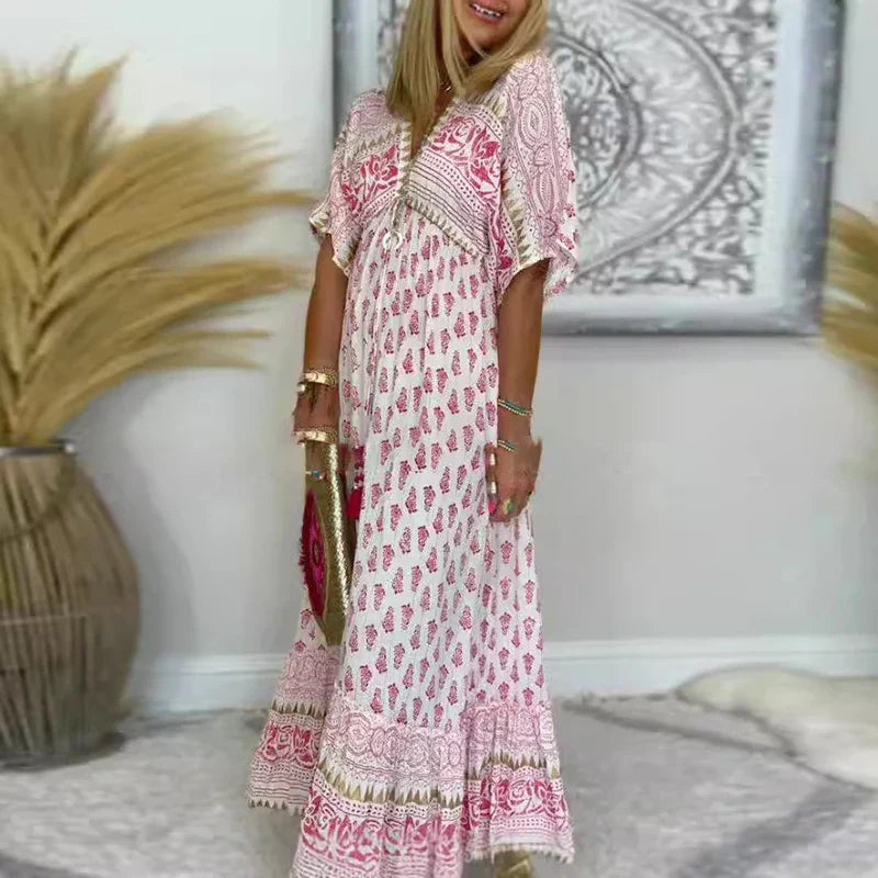 Crystal | Women's Printed Maxi Dress