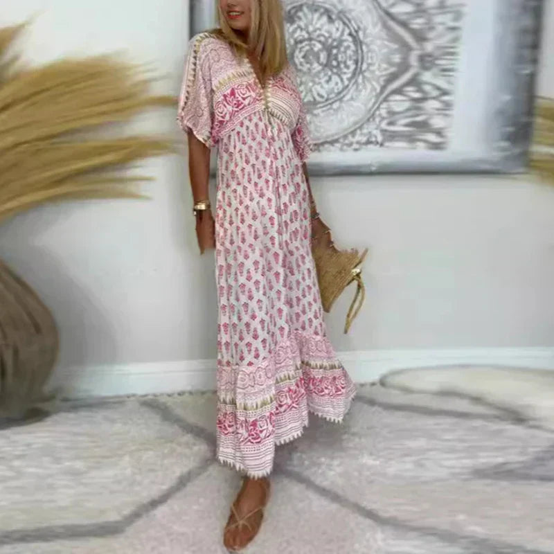 Crystal | Women's Printed Maxi Dress