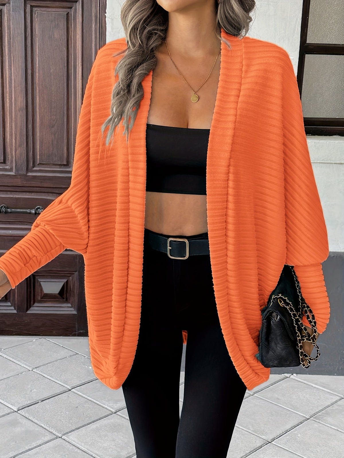 Sylvie | Relaxed Open-Front Cardigan