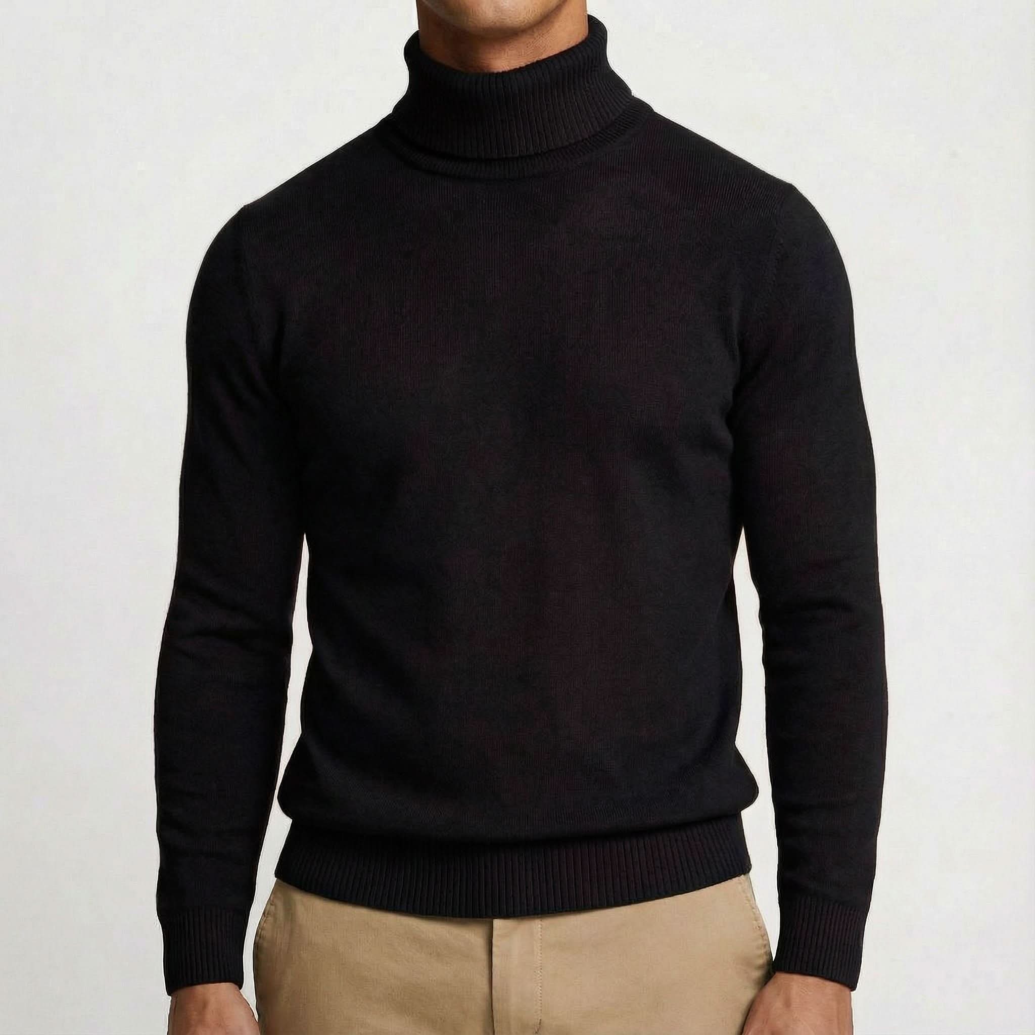 Daniel merino turtleneck - side view