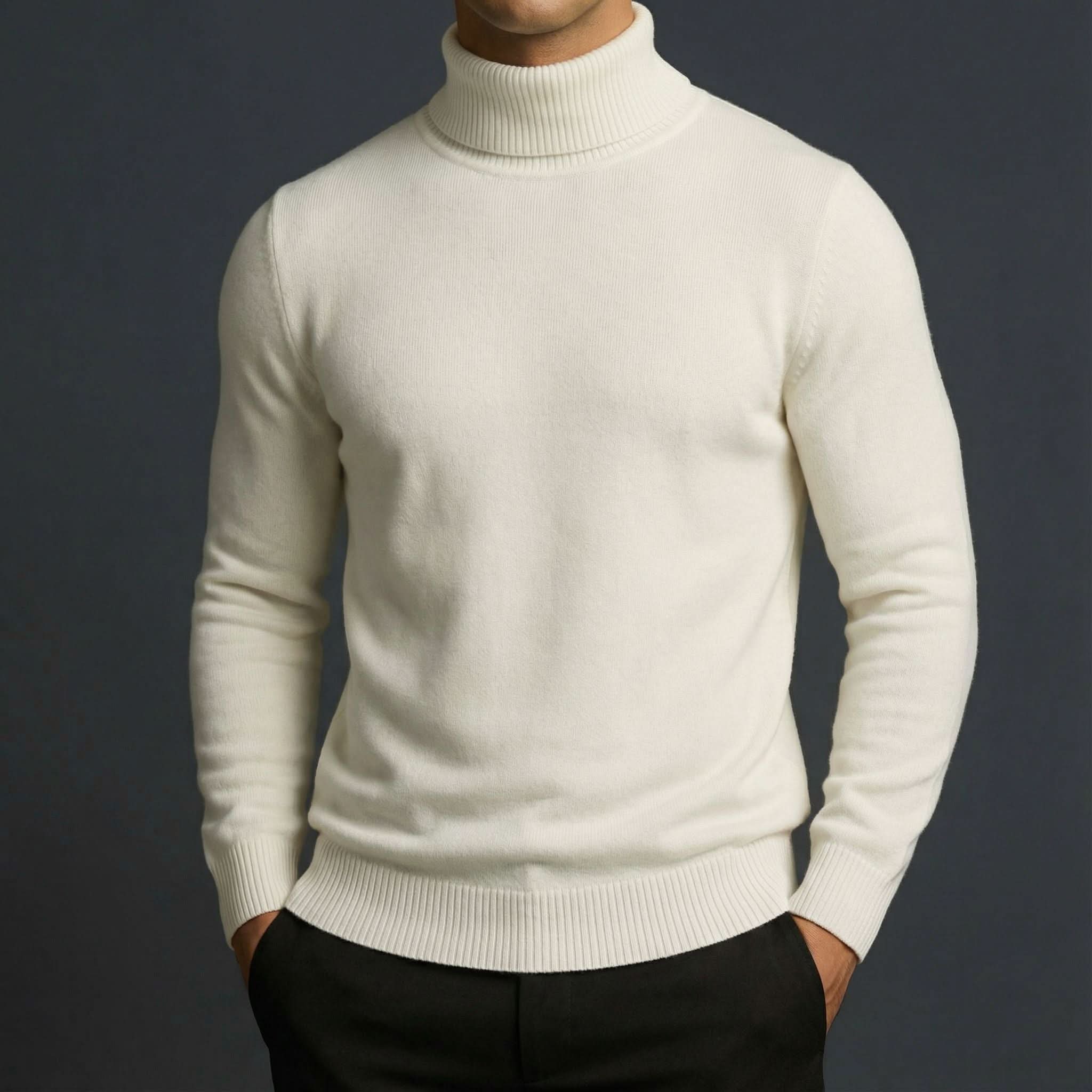Daniel merino turtleneck - detail view