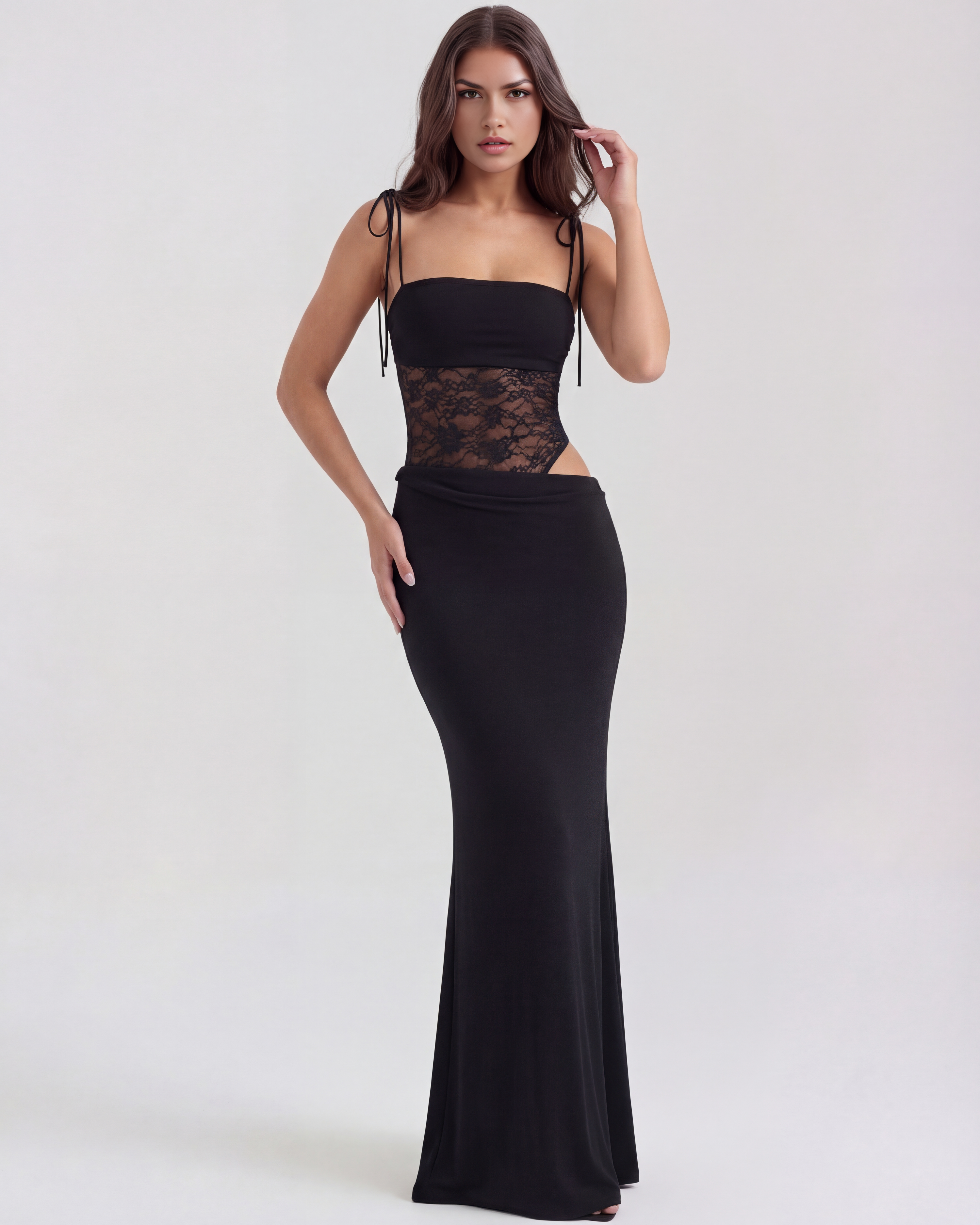 Daria | Lace Wedding Guest Maxi Dress