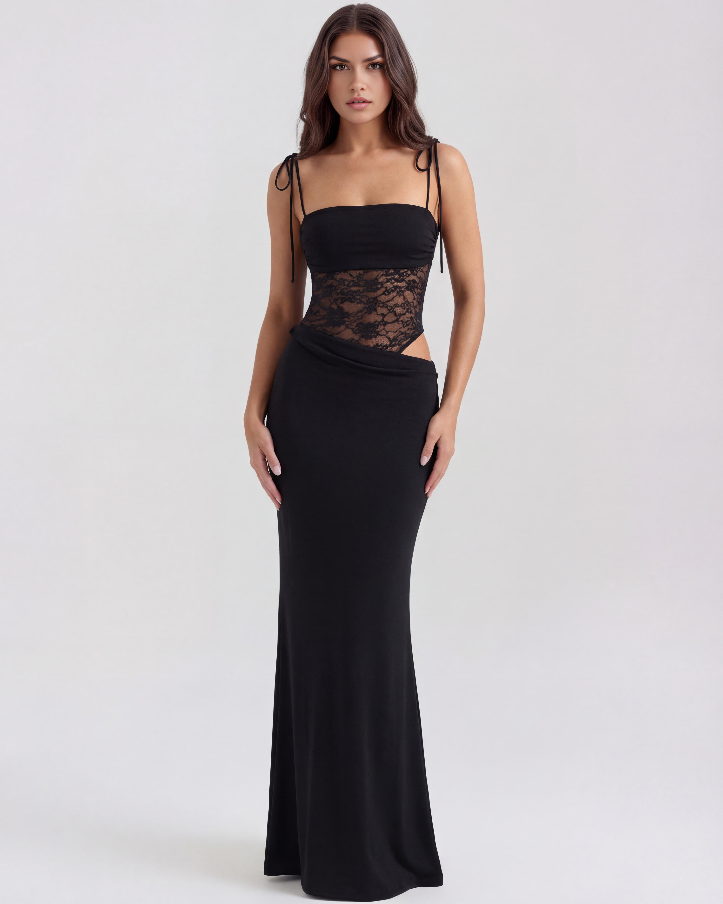 Daria | Lace Wedding Guest Maxi Dress