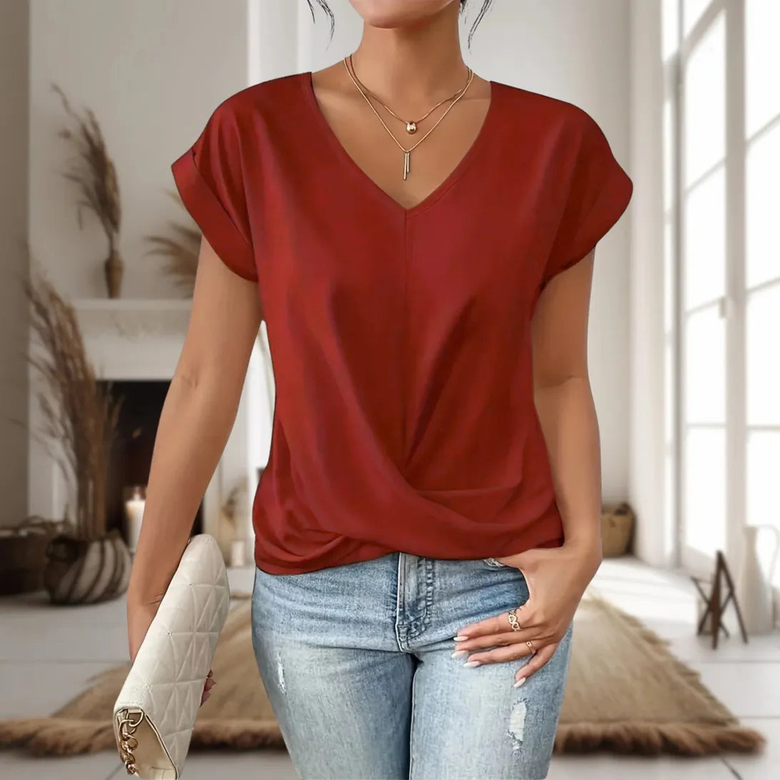 Denise | Relaxed Fit V-Neck T-Shirt