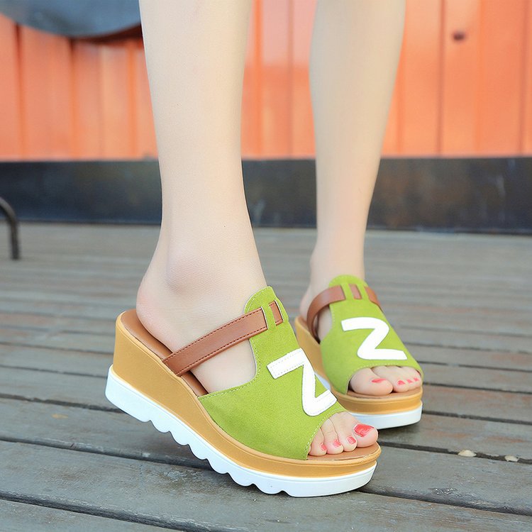 Domenica | Platform Wedge Slide Sandals
