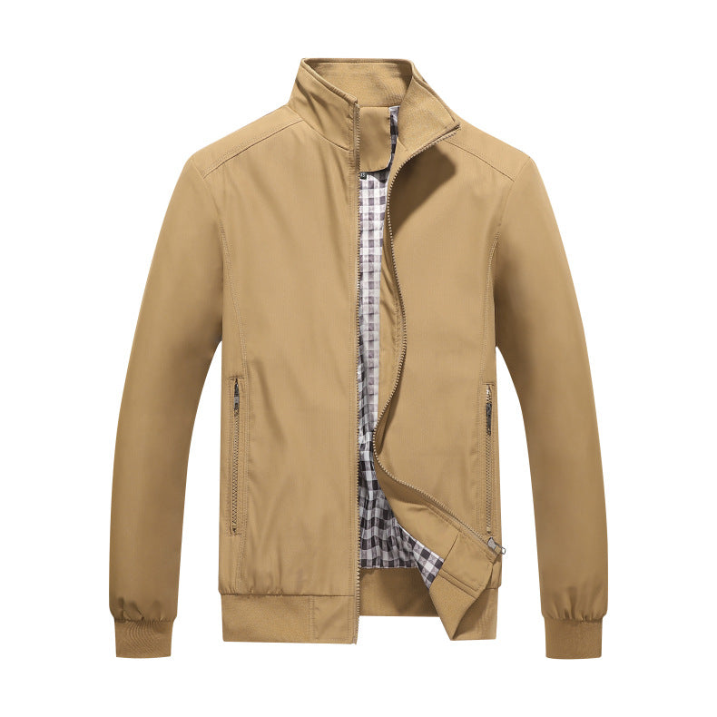 Dylan stain-resistant summer jacket - color Khaki
