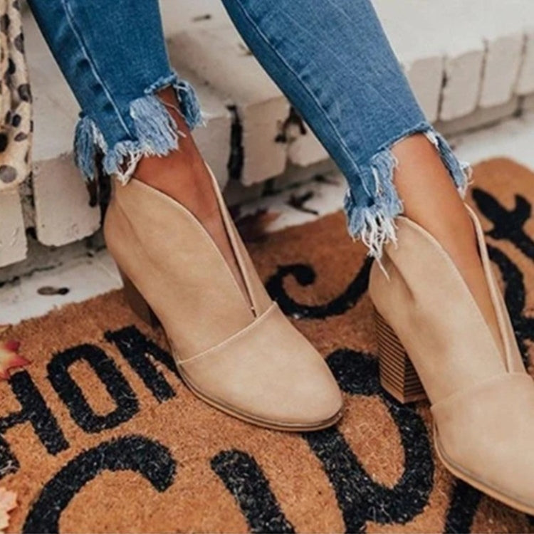 Elka | Slouch Chunky-Heel Ankle Boots