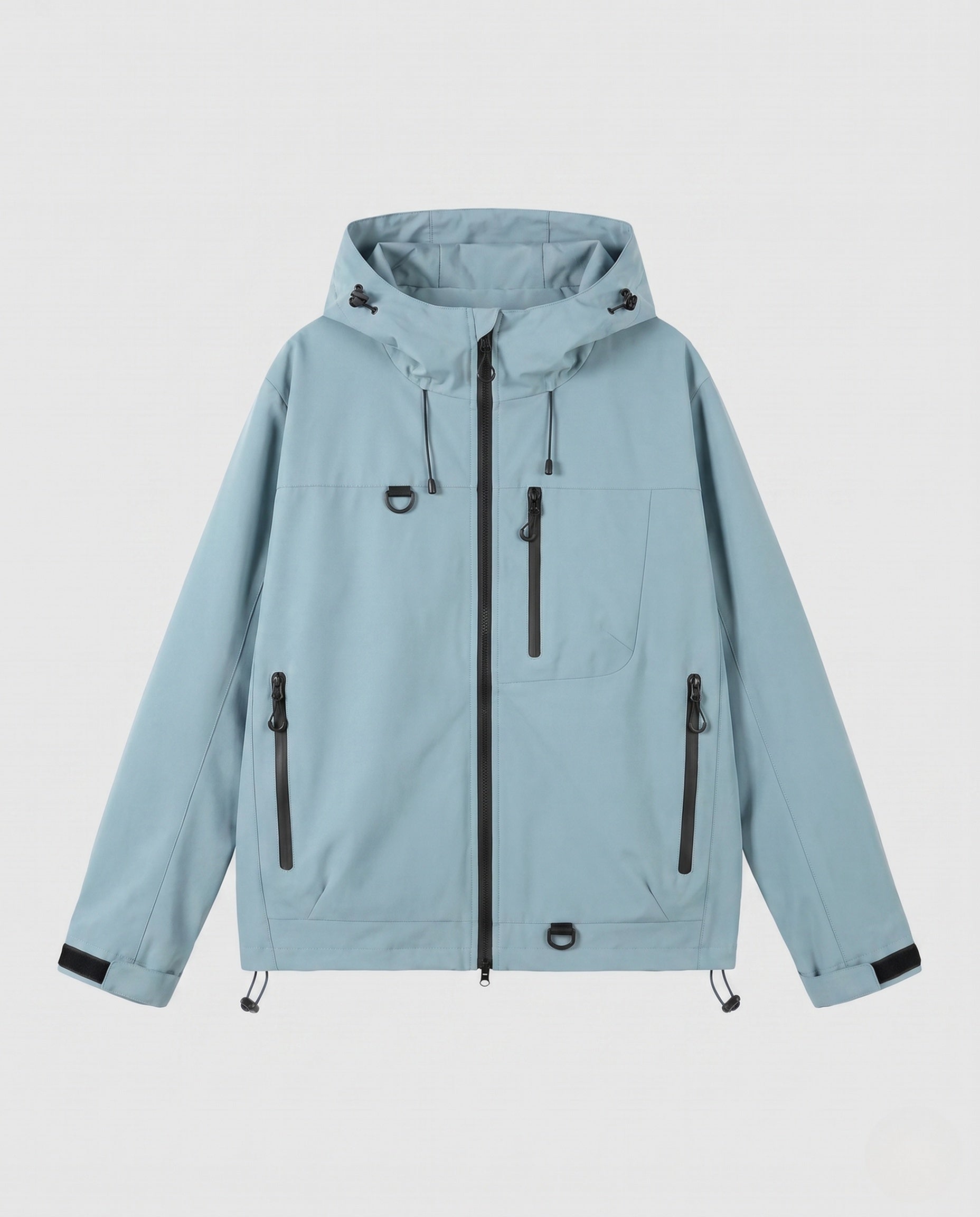 Ella technical casual jacket - color Gray-Green