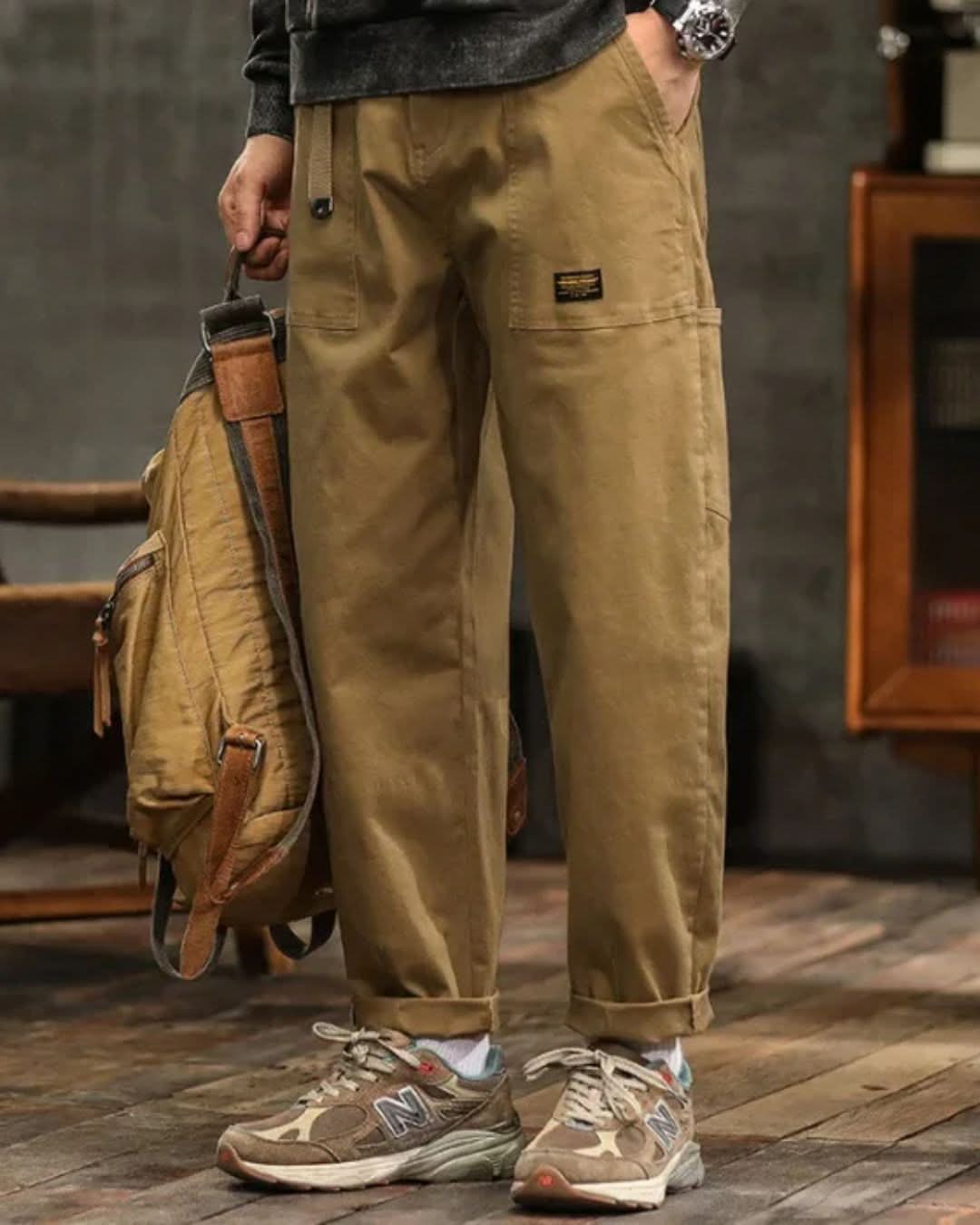 Elliot vintage cargo pants - side view