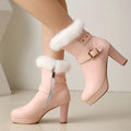 Emberlyn | Fur-Trim High-Heel Boots