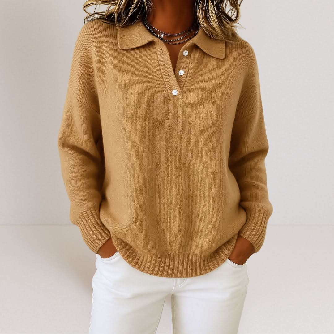 Emma soft knit sweater - detail view
