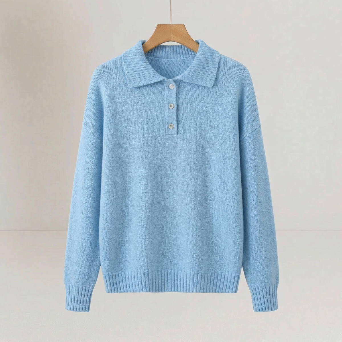Emma | Collared Button Detail Sweater