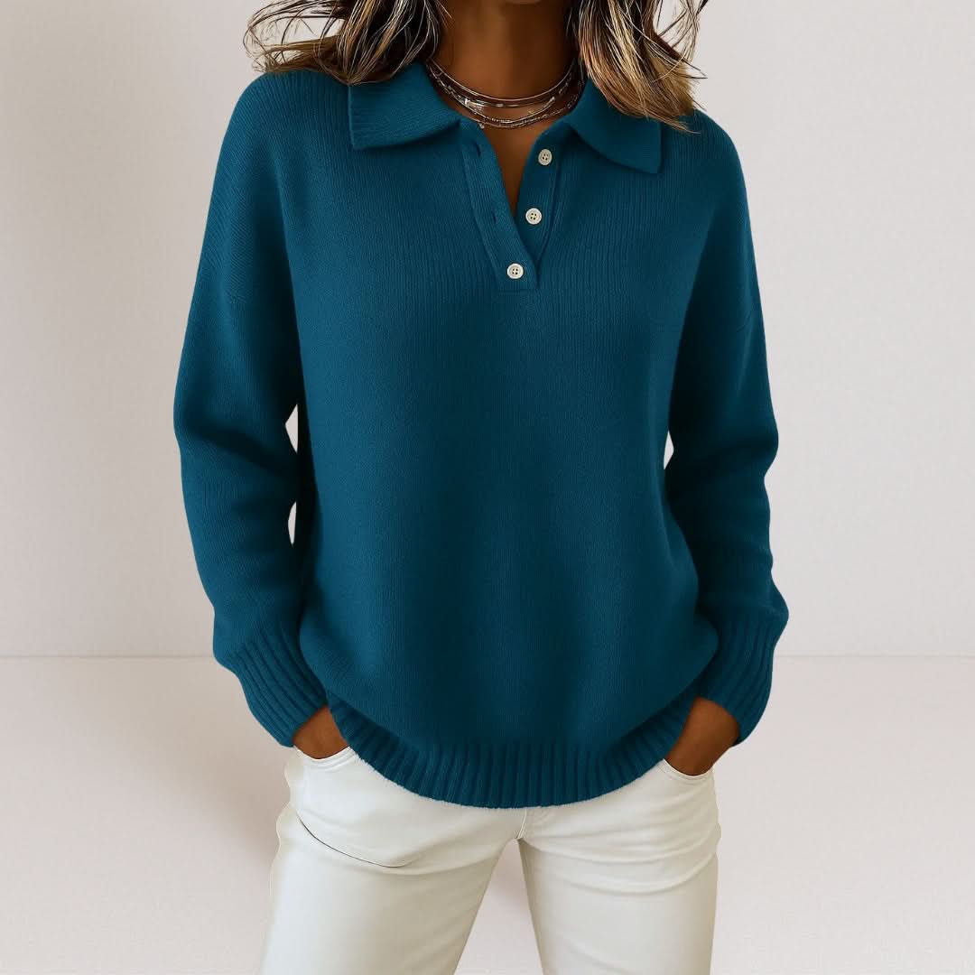 Emma soft knit sweater - side view