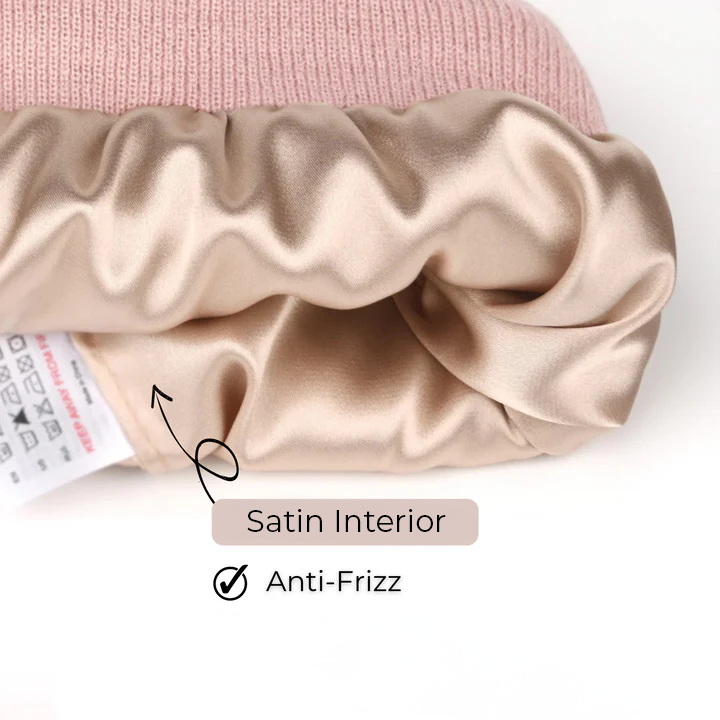 Emrys | Anti-Frizz Satin-Lined Beanie