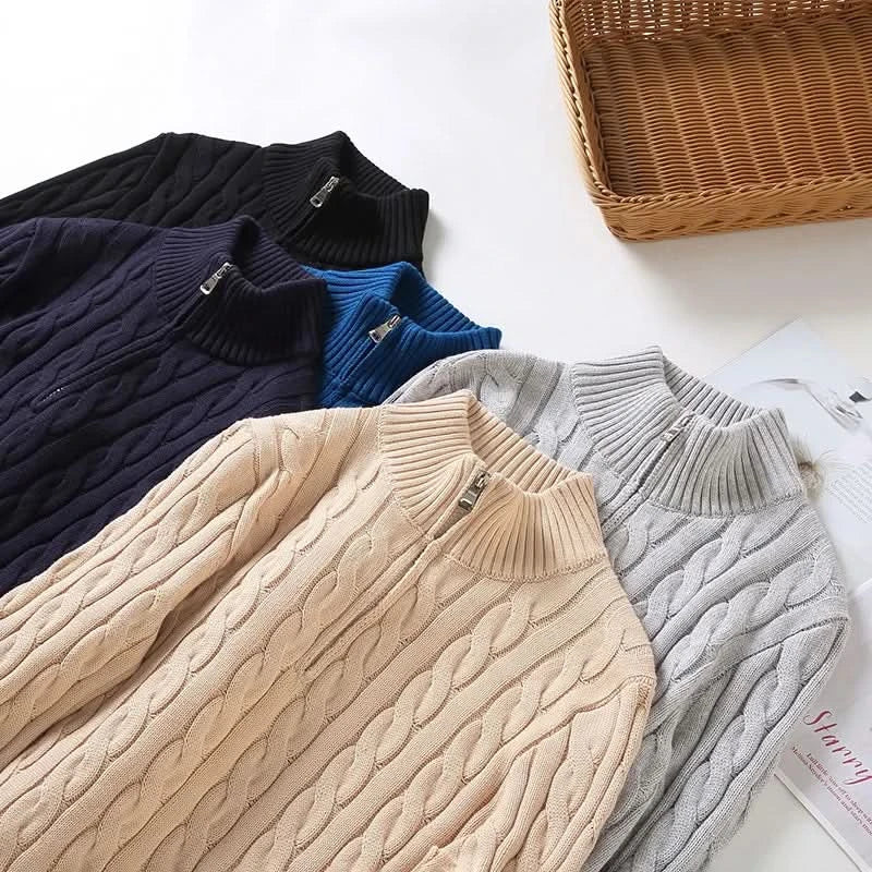 Eric cotton knit sweater - detail view