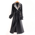 Esperanza | Elegant Leather Trench Coat