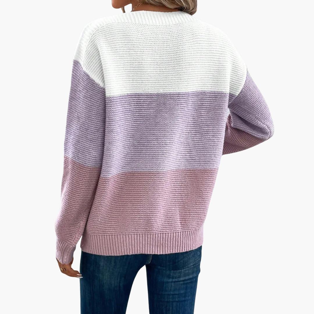 Evelyn ombre pullover sweater - side view