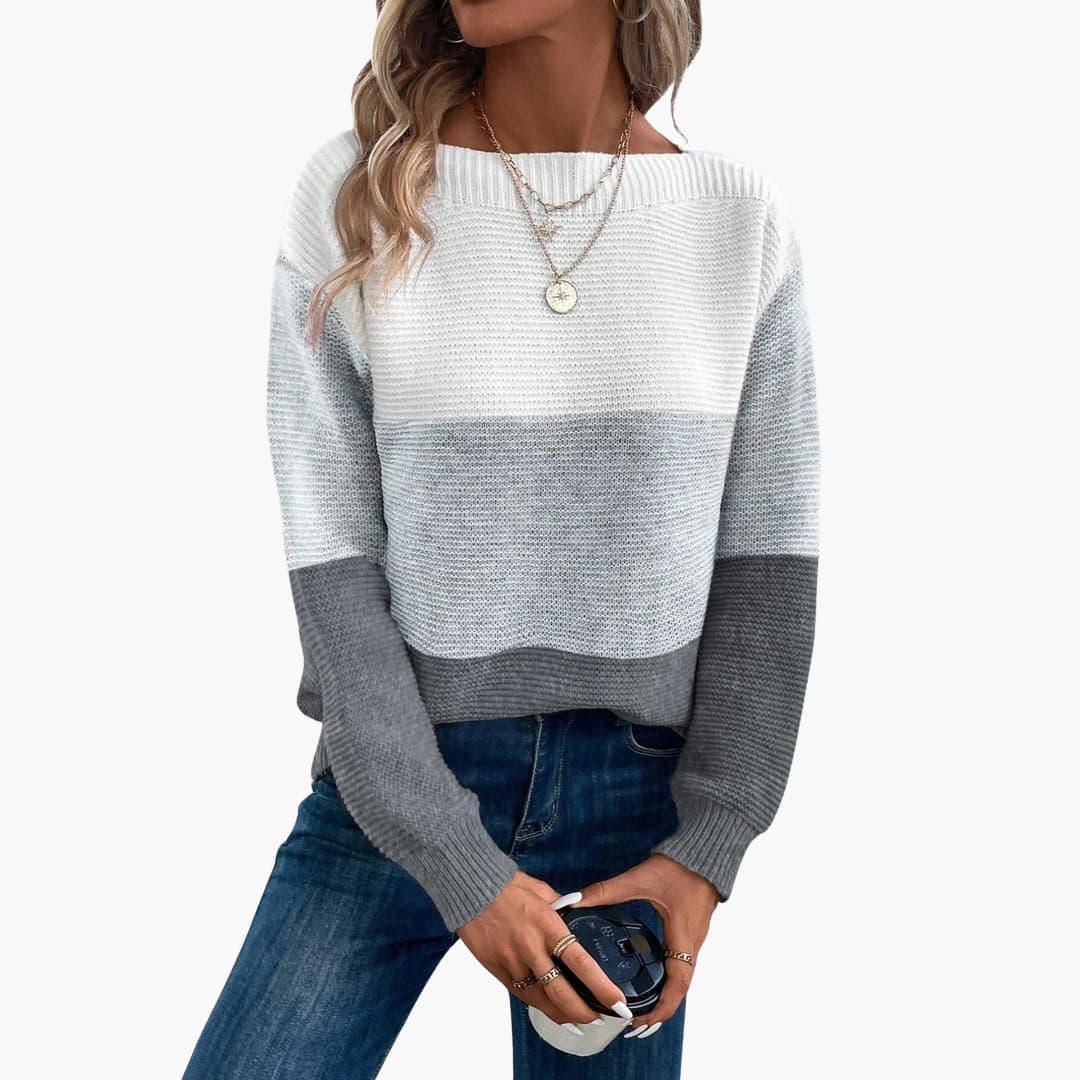 Evelyn ombre pullover sweater - color options 1