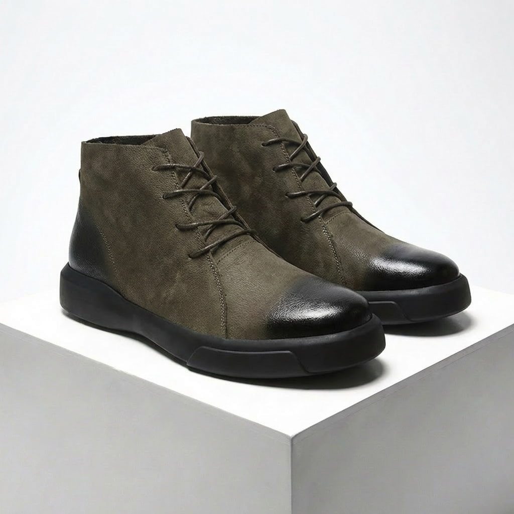 Faustina | Minimalist Leather Ankle Boots