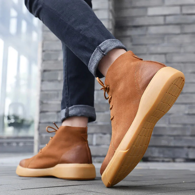 Faustina | Minimalist Leather Ankle Boots