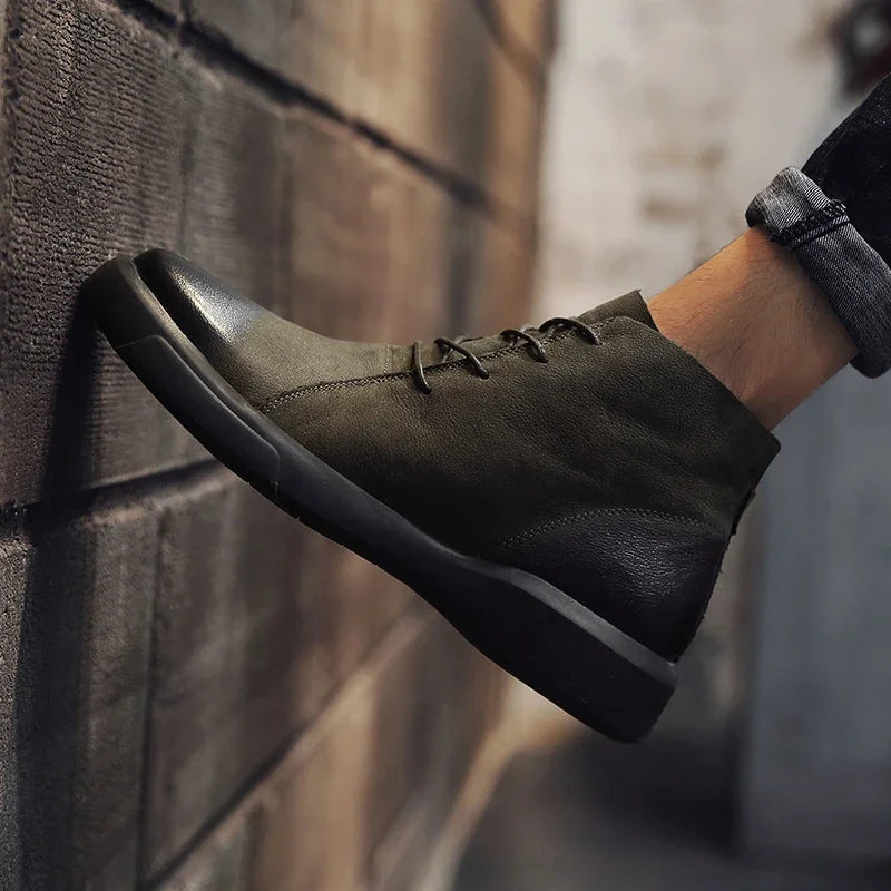 Faustina | Minimalist Leather Ankle Boots