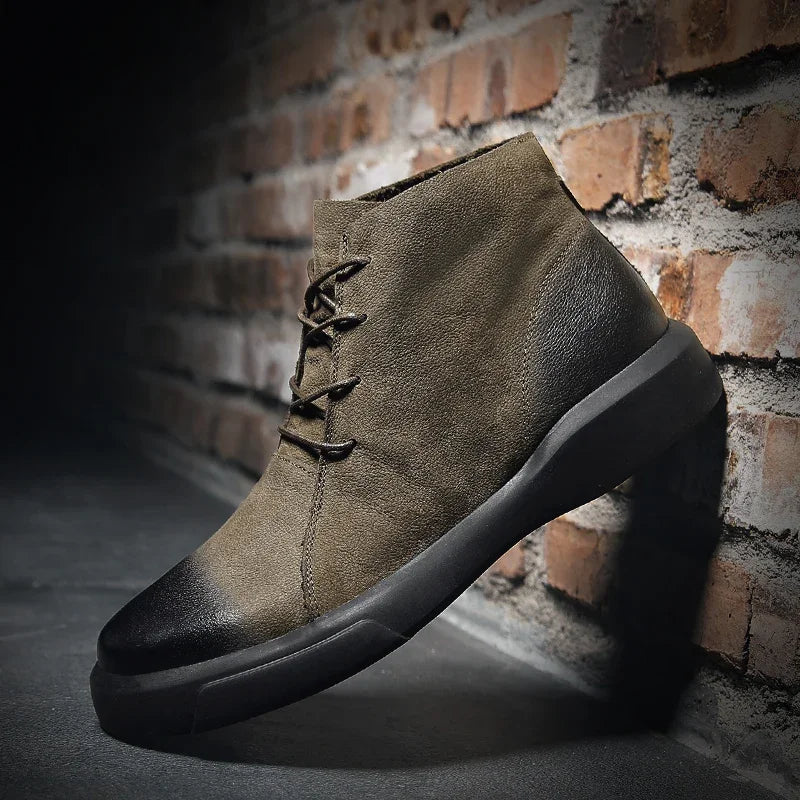 Faustina | Minimalist Leather Ankle Boots