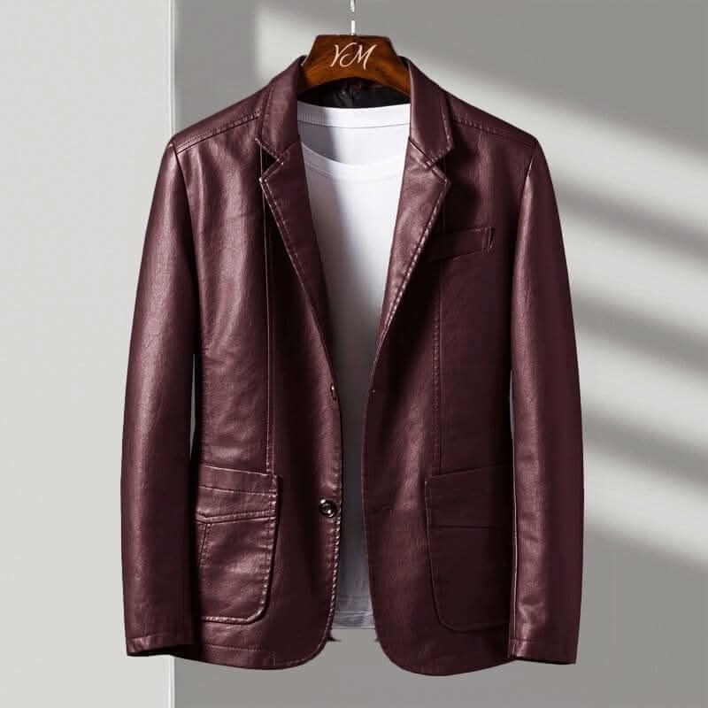 Felix leather blazer - color option