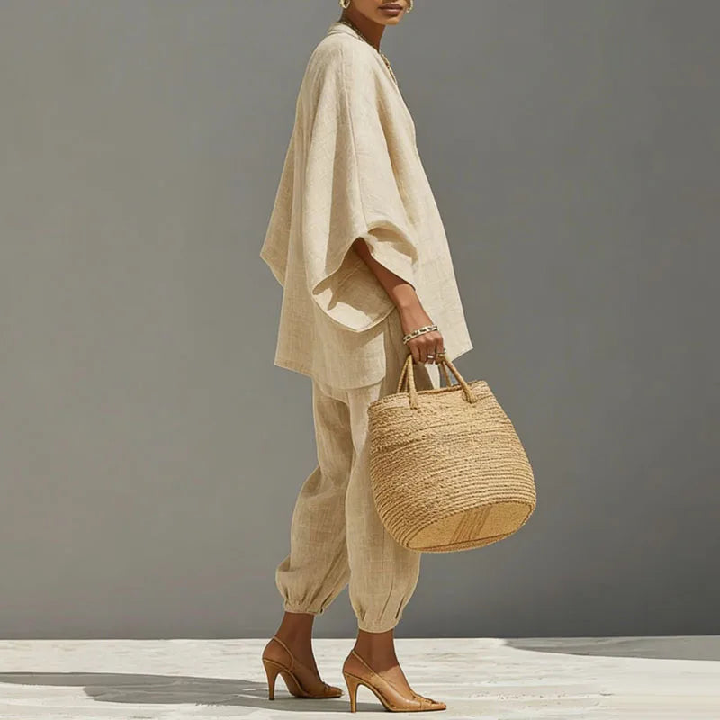 Fiona | Women's Batwing Wide Leg Matching Set