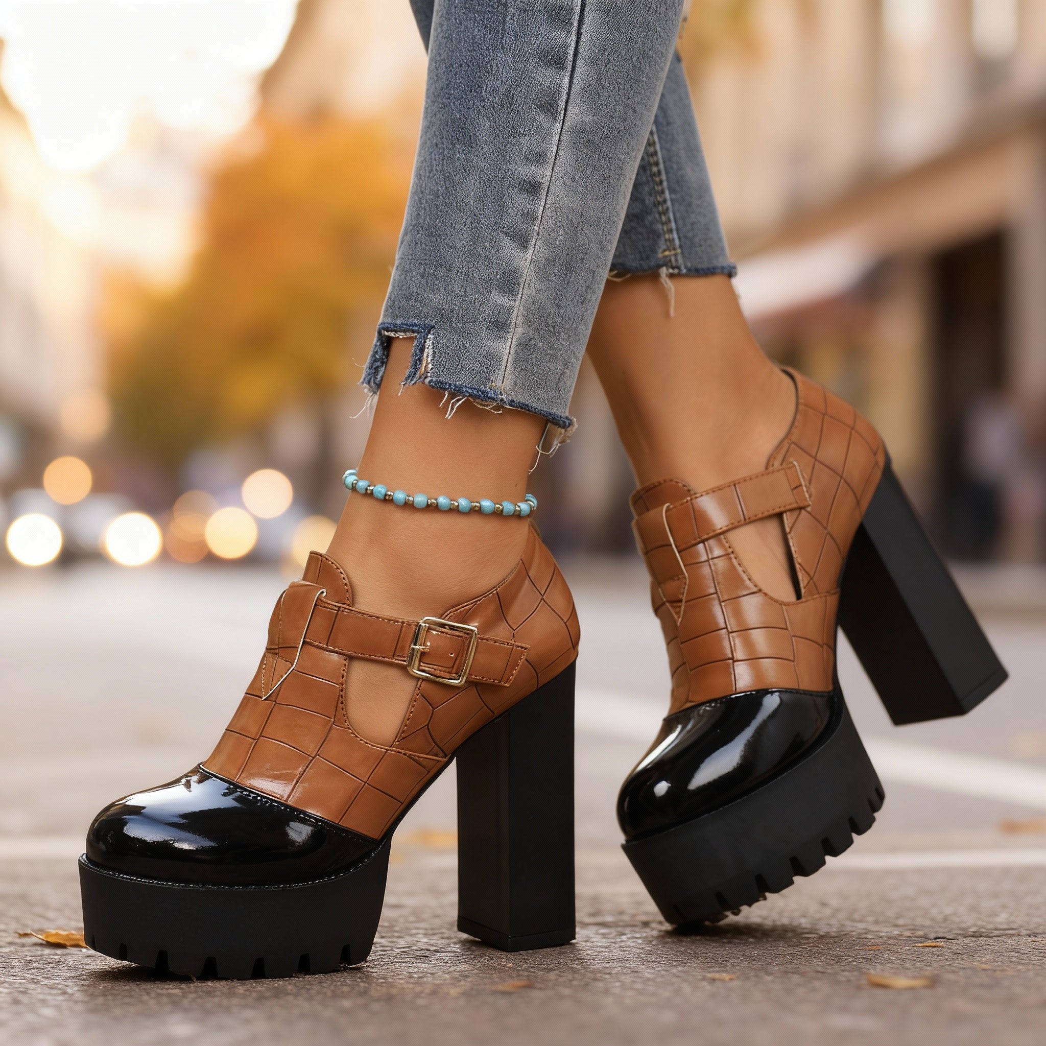 Melody | Platform Mary Jane Heels