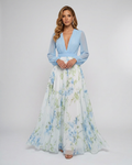 Amanda | Long Sleeve Floral Maxi Dress