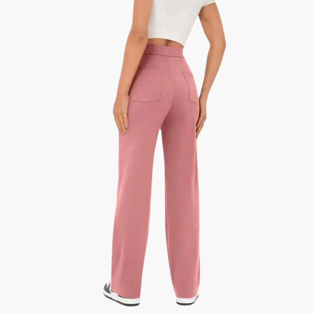 Georgia casual elastic waist trousers - styled outfit