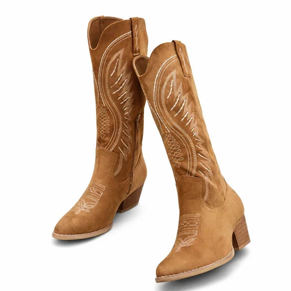 Georgiana | Embroidered Western Boots