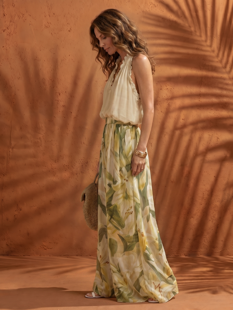 Gina | Halter Neck Two Piece Set