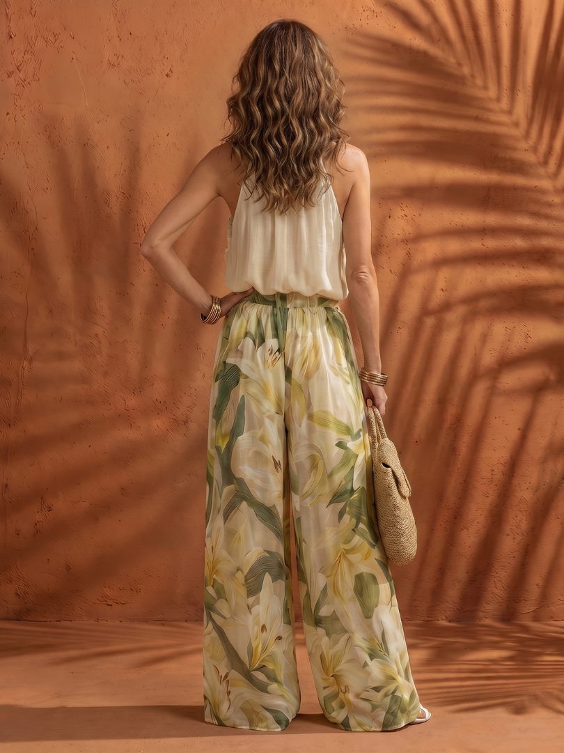 Gina | Halter Neck Two Piece Set