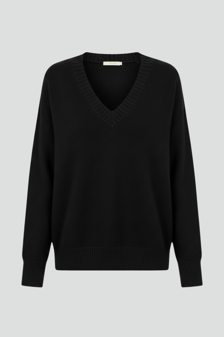 Ginevra V-neck sweater - side view