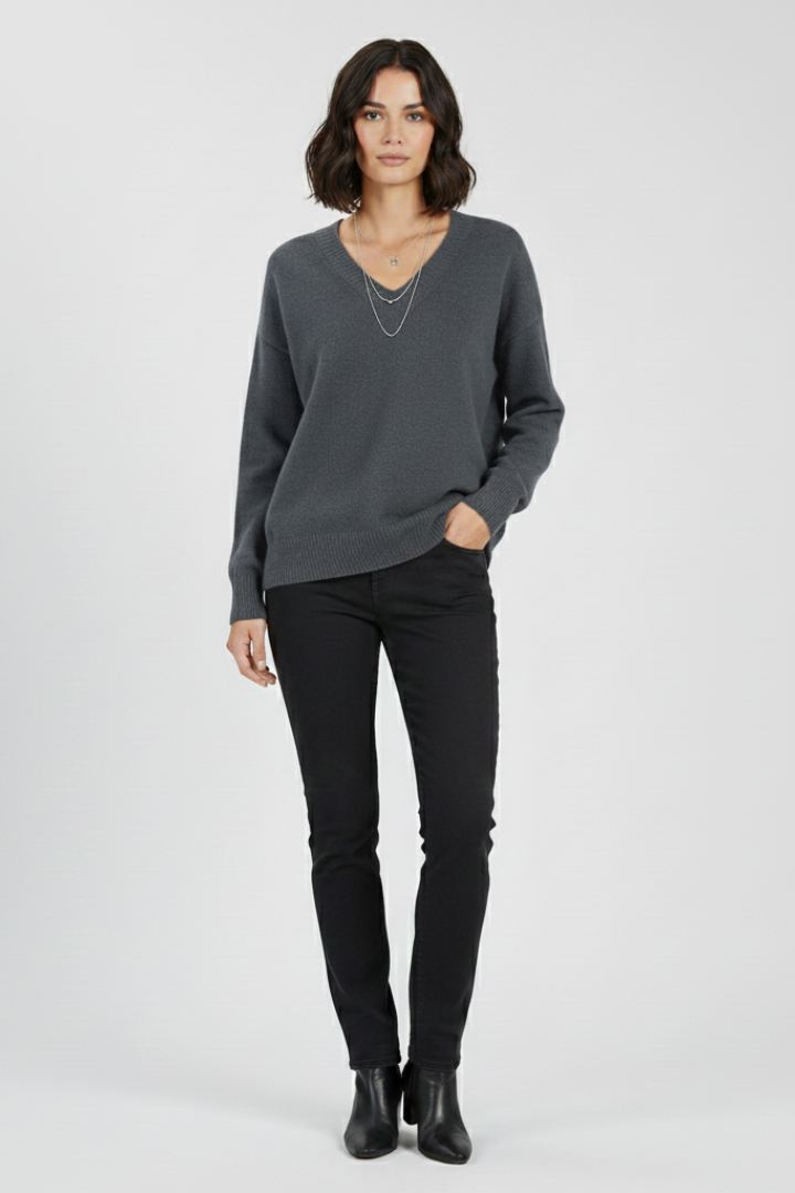 Ginevra V-neck sweater - additional angle