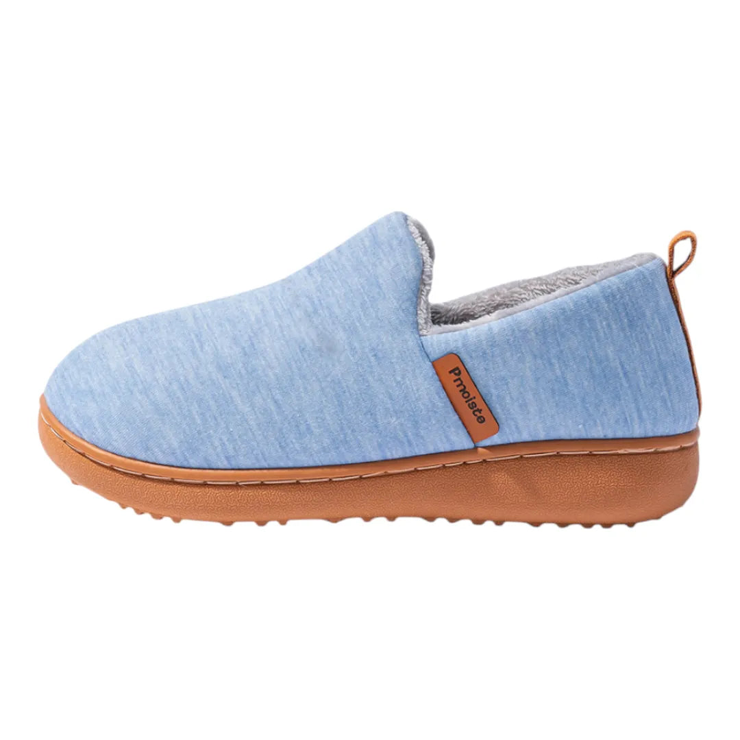 Gloria fleece lined hard sole slippers - styled outfit 2