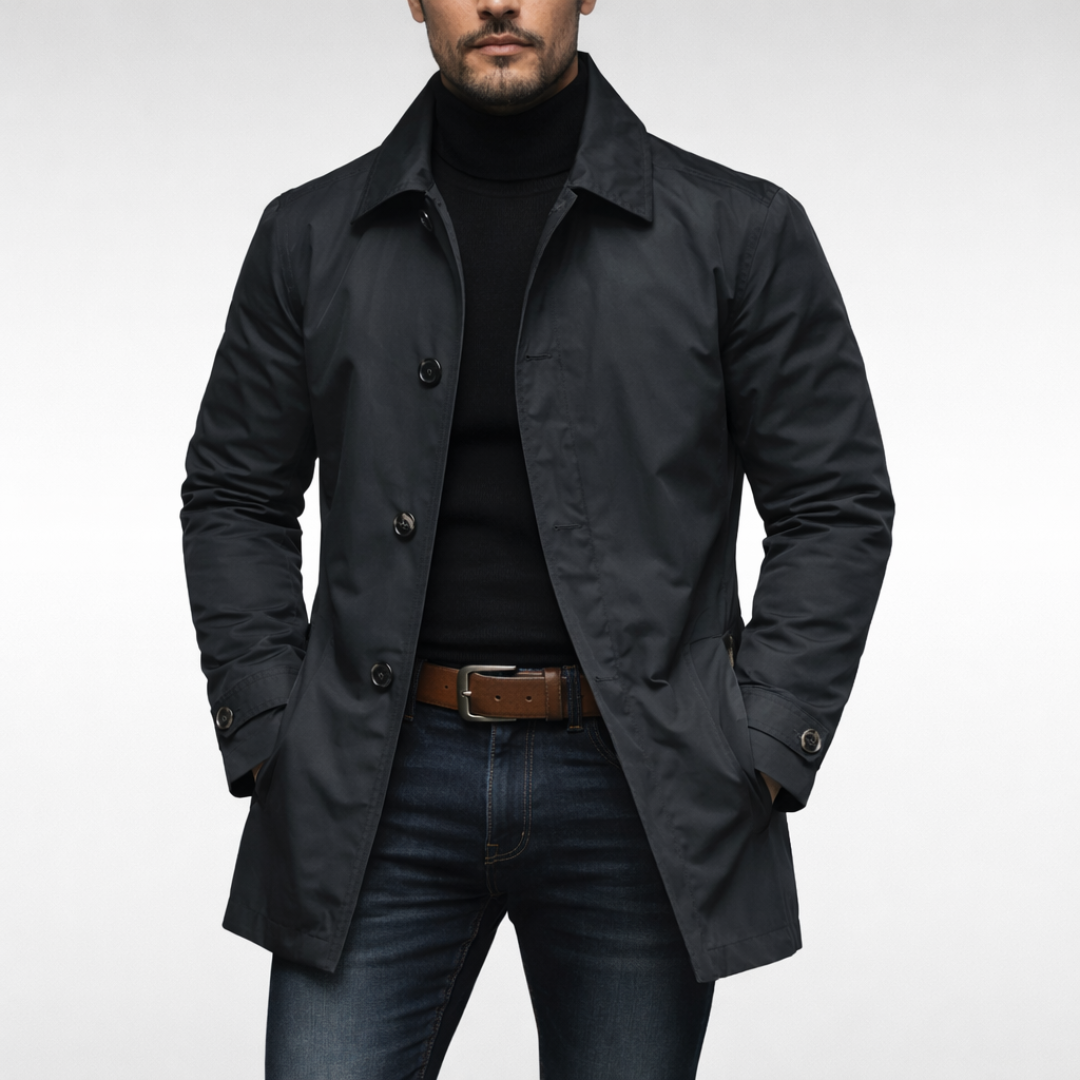 Godfrey insulated utility coat, black