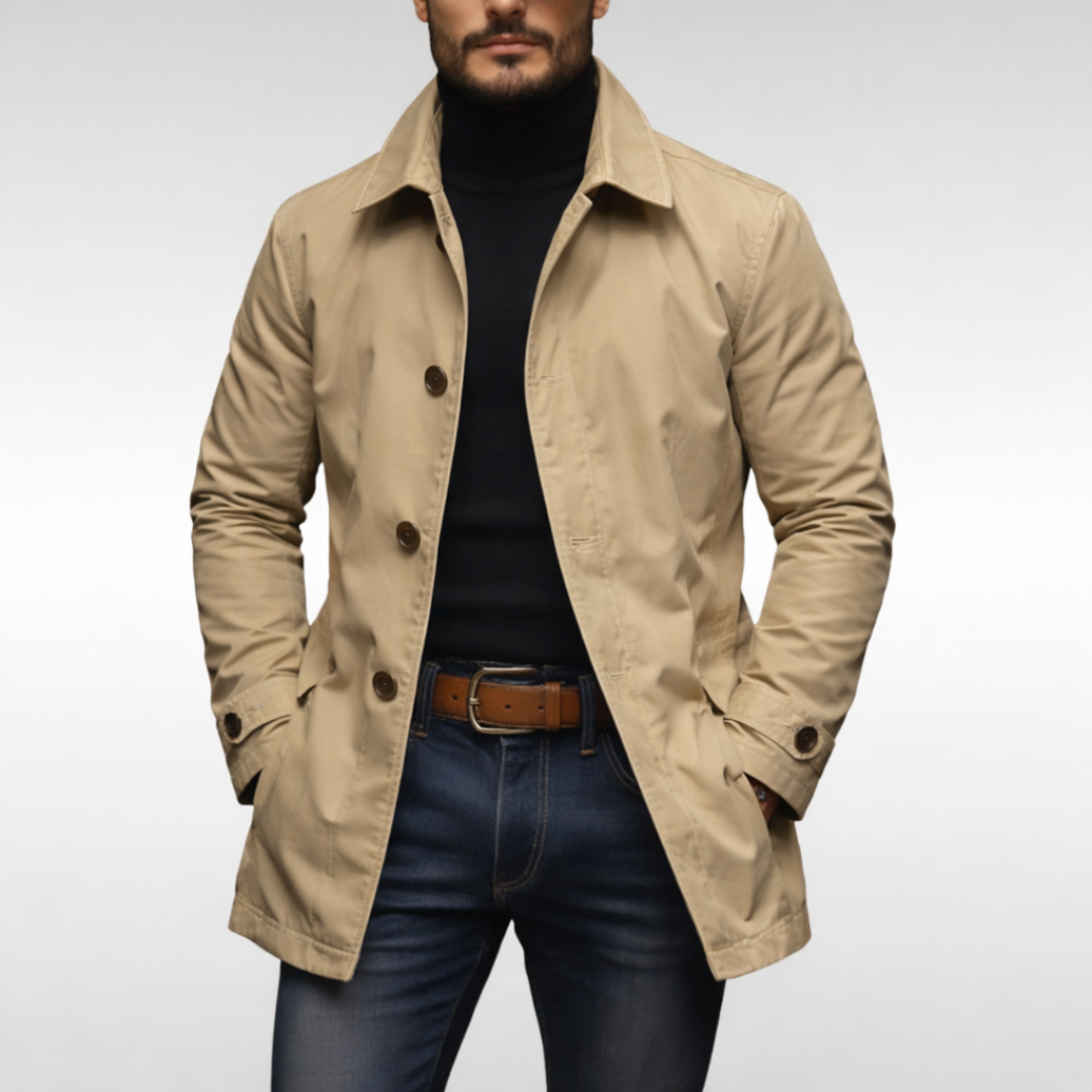 Godfrey insulated utility coat, beige