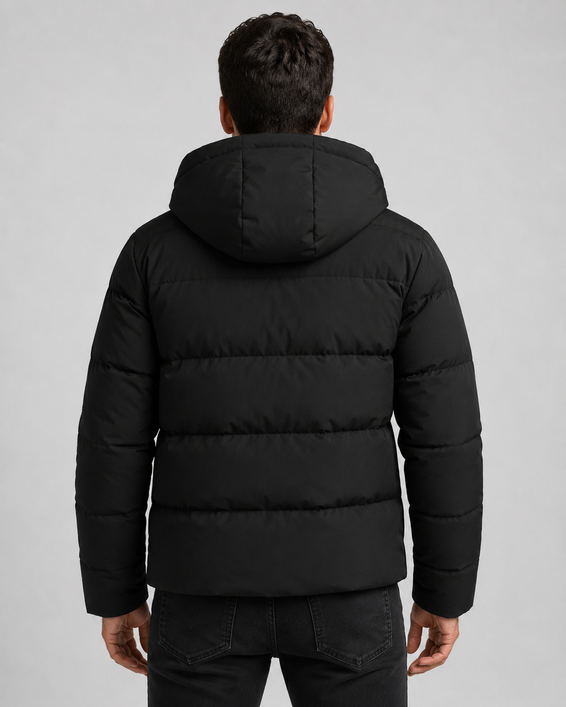 Gregory hooded winter puffer jacket zip pockets - color options