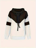 Gretchen | Color-Block Hooded Pullover