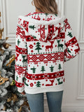 Griselda | Cozy Christmas Hooded Zip Cardigan