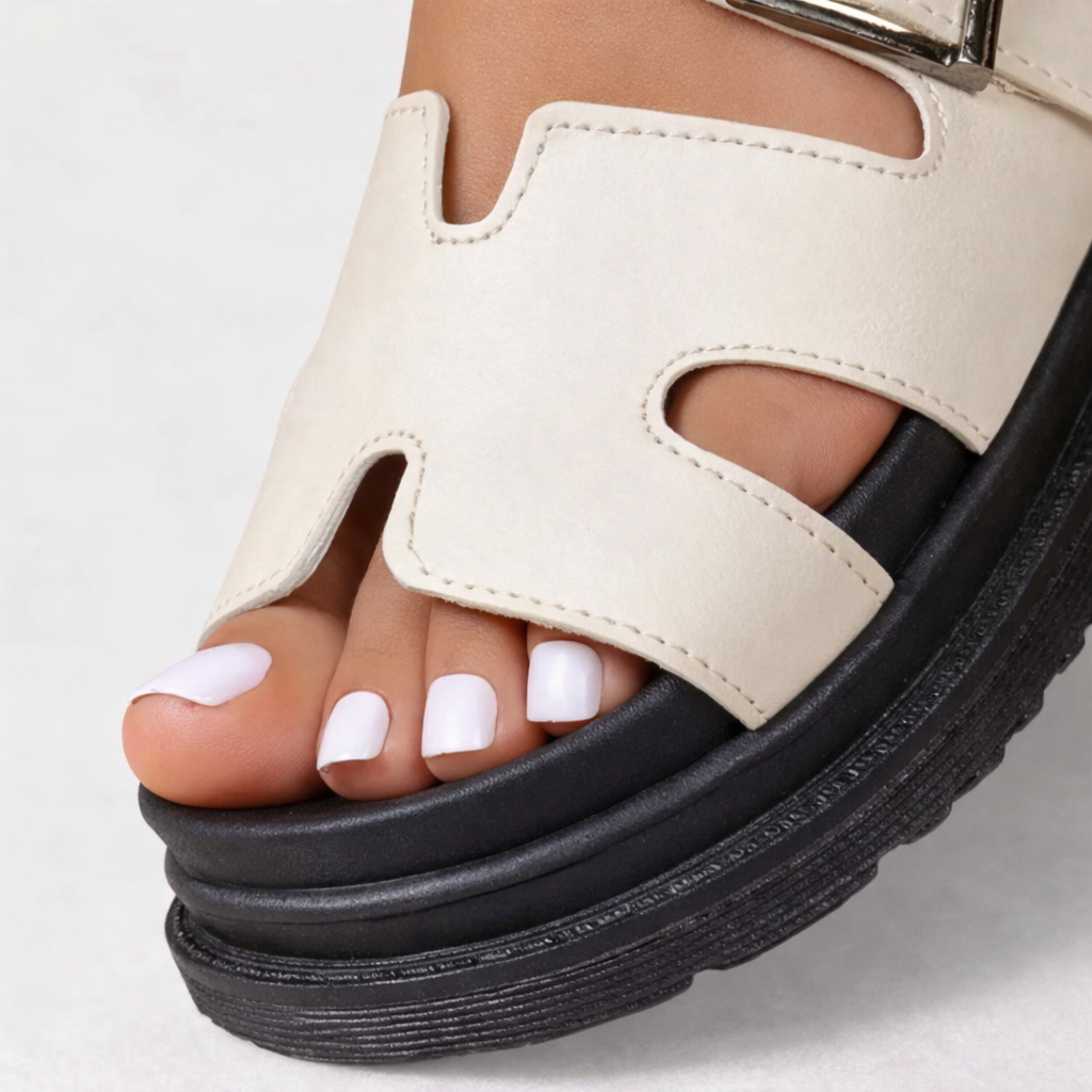 Gwen orthopaedic walking sandals - detail view