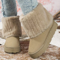 Gwendolen | Cozy Platform Snow Boots