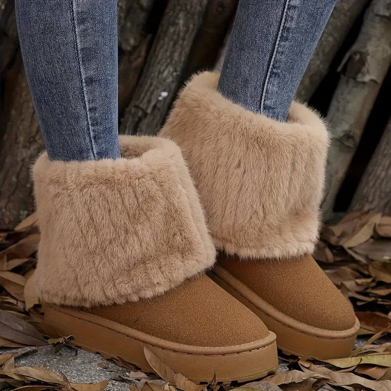 Gwendolen | Cozy Platform Snow Boots
