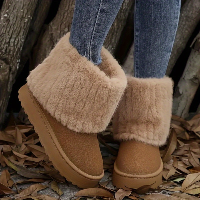 Gwendolen | Cozy Platform Snow Boots