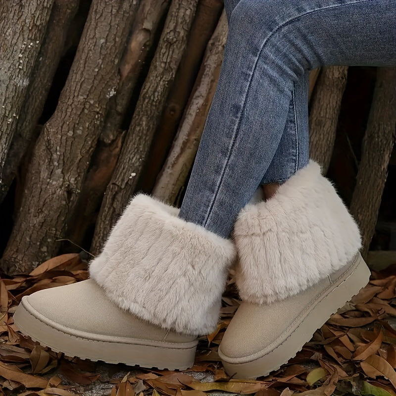 Gwendolen | Cozy Platform Snow Boots