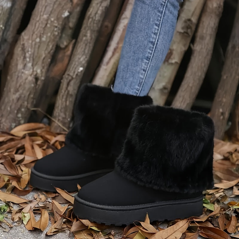 Gwendolen | Cozy Platform Snow Boots