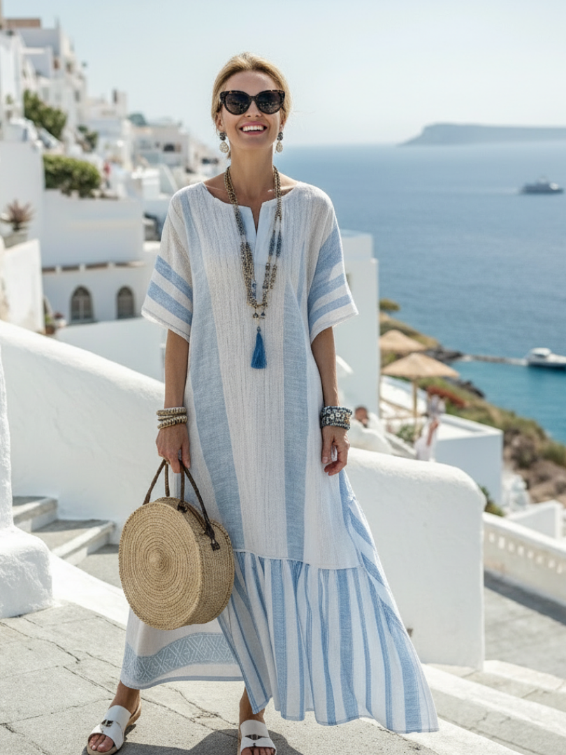 Hailey | Women's Striped Maxi Dress