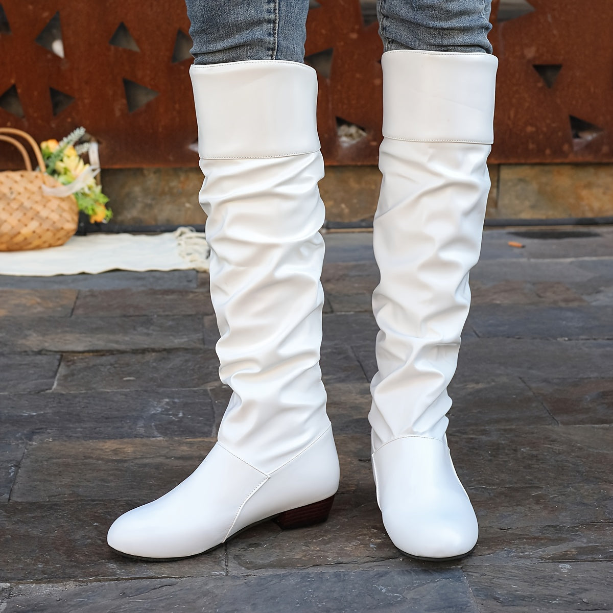 Halcyon | Slouch Knee-High Boots